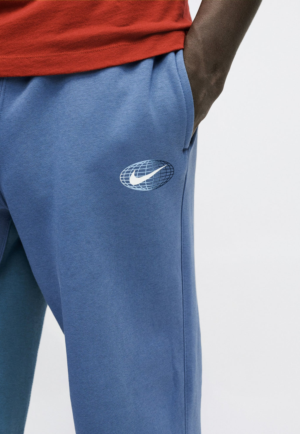 CLUB - Tracksuit bottoms - slate