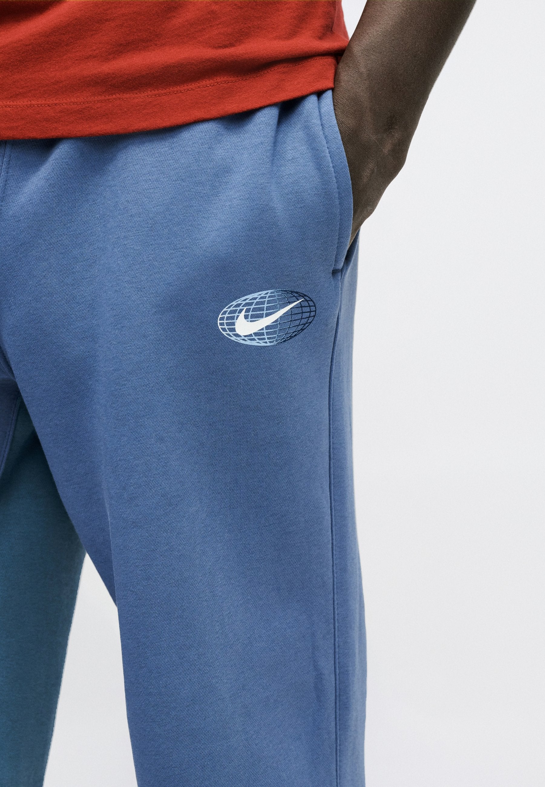 CLUB - Tracksuit bottoms - slate