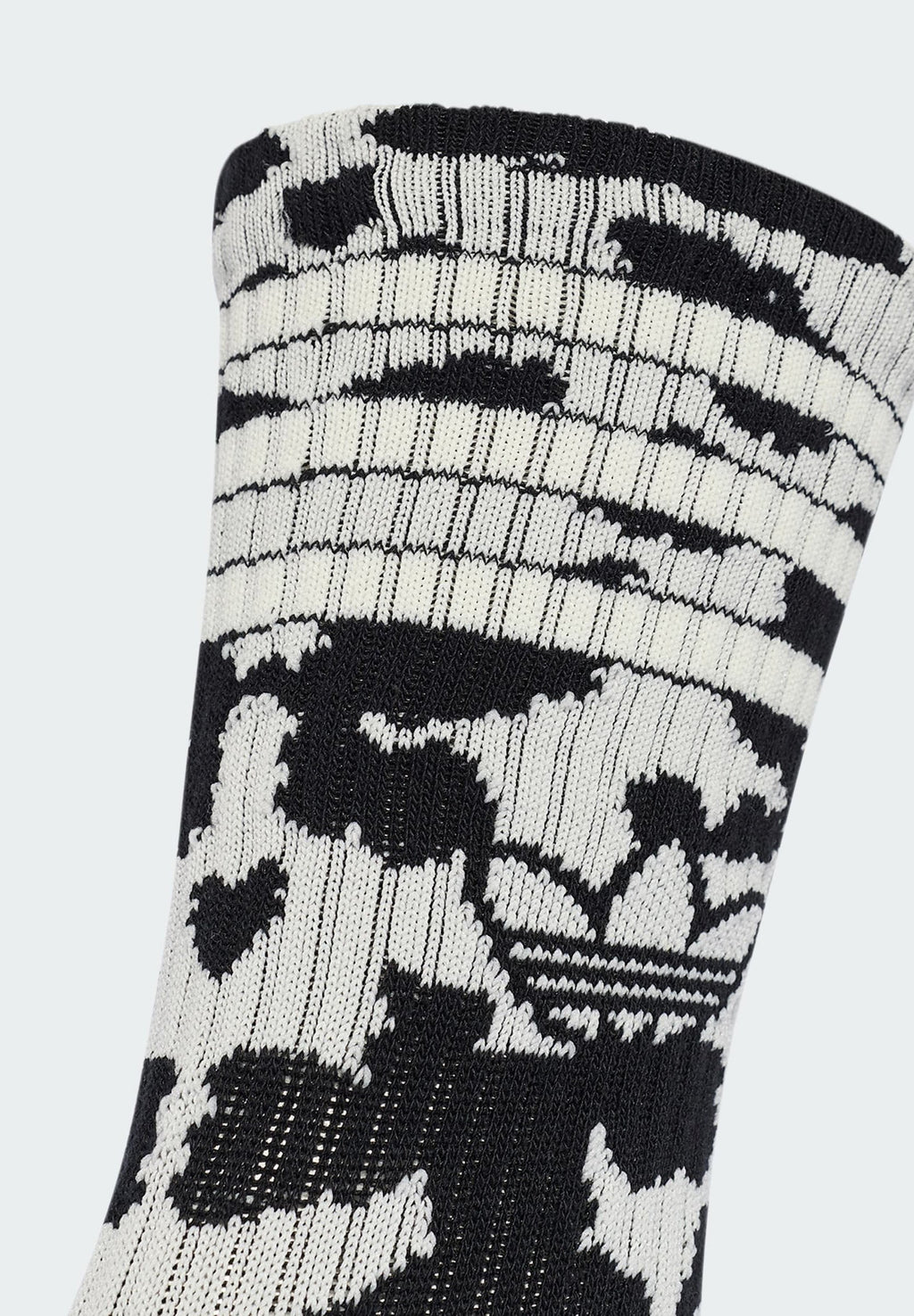 ANIMAL GRAPHIC CREW SOCK 2 PAIRS UNISEX - Sneaker socks - off white/black