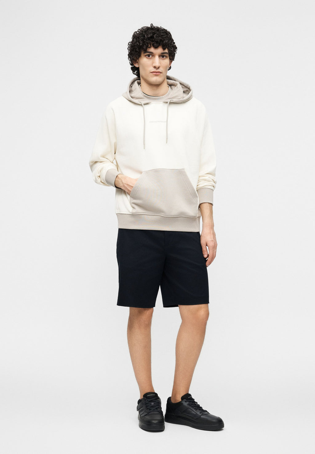 Sweat à capuche - blanc murmurant