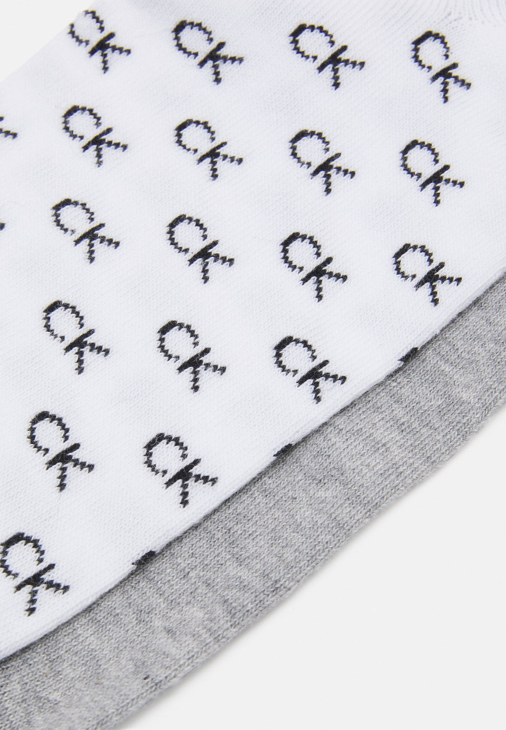SNEAKER ALL OVER LOGO 2 PACK - Sneaker socks - white