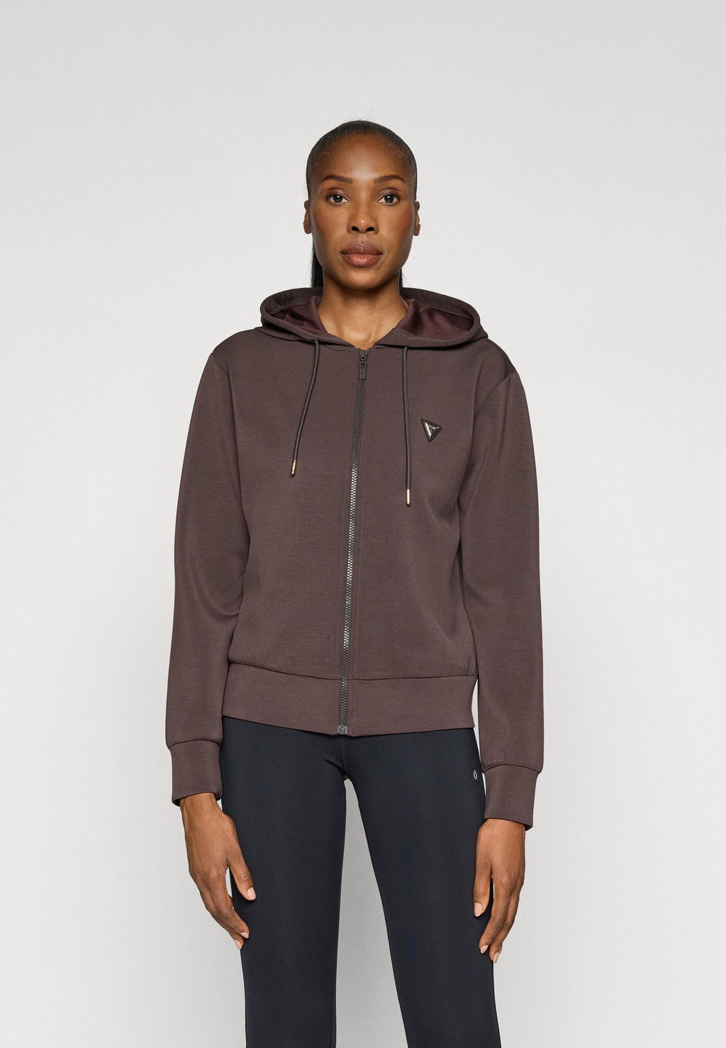 OLYMPE FULL ZIP HOODIE - Sweatshirt zippé - coffee roast
