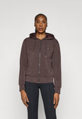 OLYMPE FULL ZIP HOODIE - Sweatshirt zippé - coffee roast