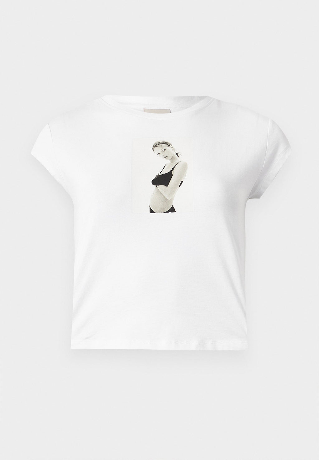 CLASSIC KATE BABY TEE UNISEX - Print T-shirt - brilliant white