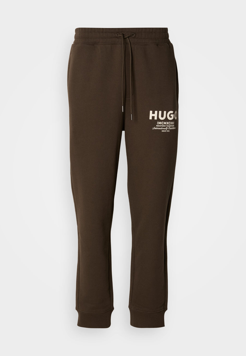 NEVEZ - Tracksuit bottoms - dark brown