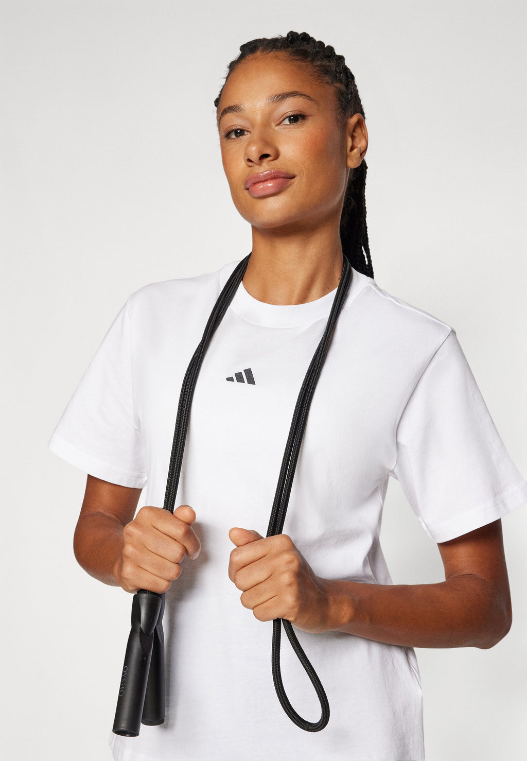 Basic T-shirt - white/black