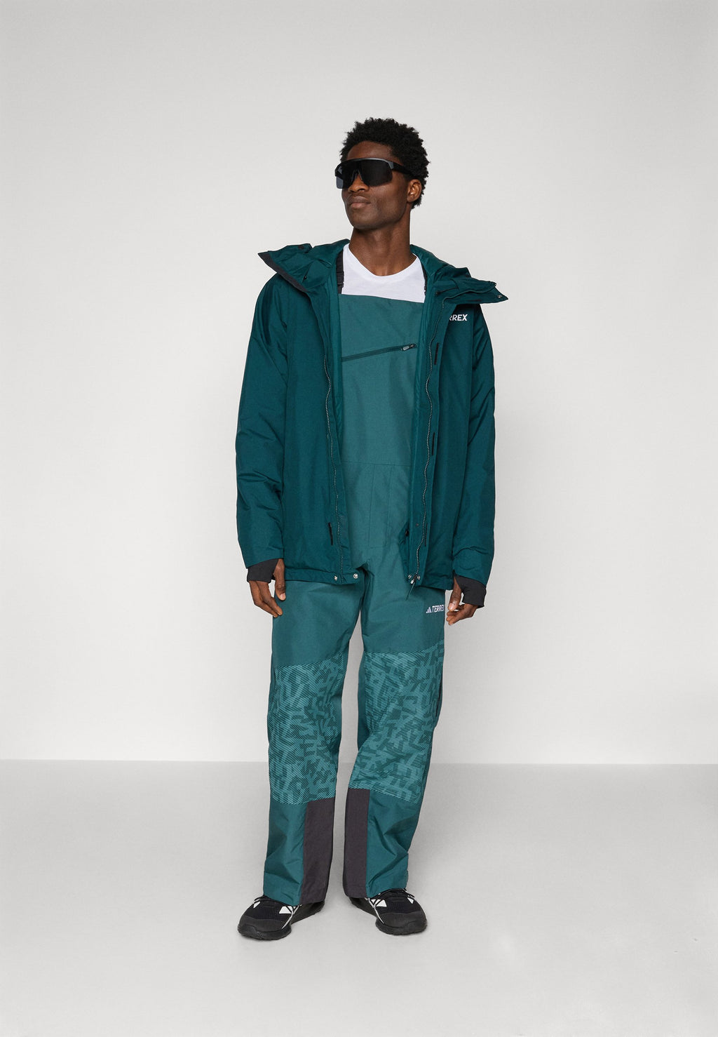 BIB - Ski pants - aurora ivy/preloved teal