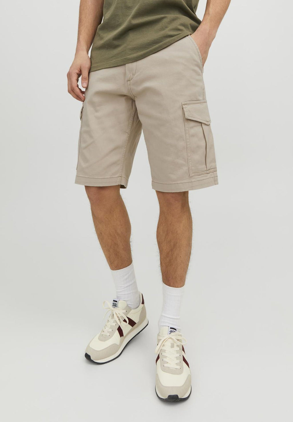 JPSTJOE  - Shorts - oxford tan