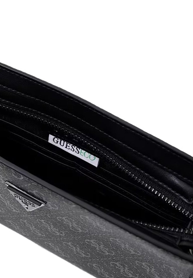 MILANO CROSSBODY TOP ZIP - Cross body bag - dark black