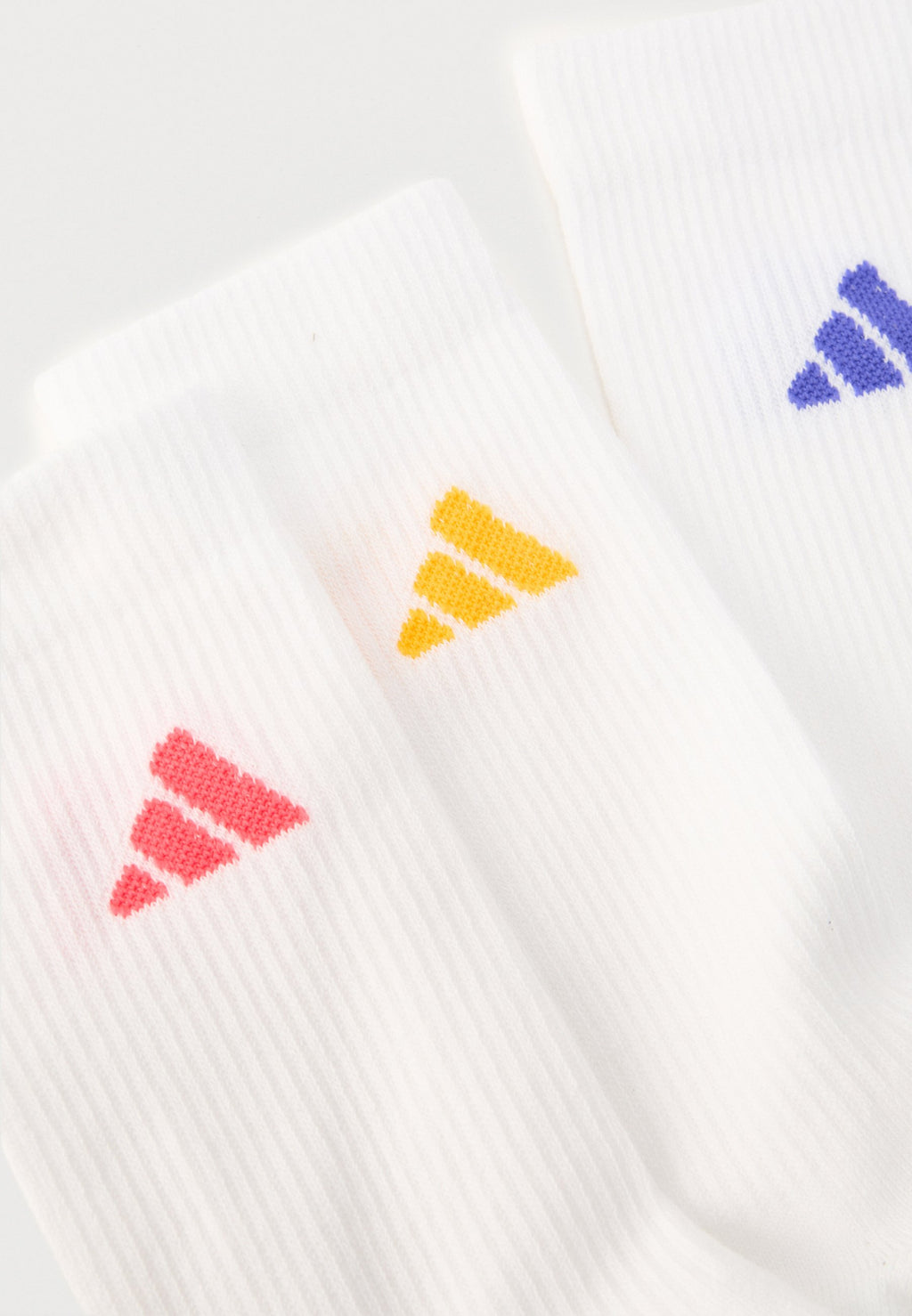 3 PACK UNISEX - Sports socks - white/purple/yellow