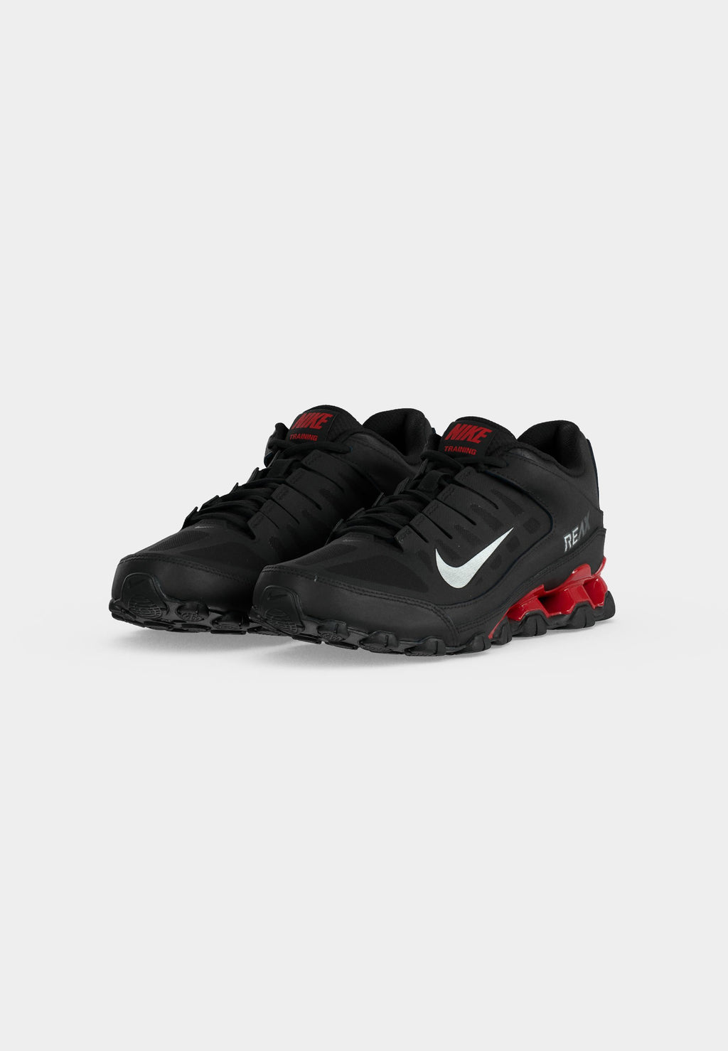 REAX 8 - Chaussures d'entraînement - noir/argent métallisé/rouge université