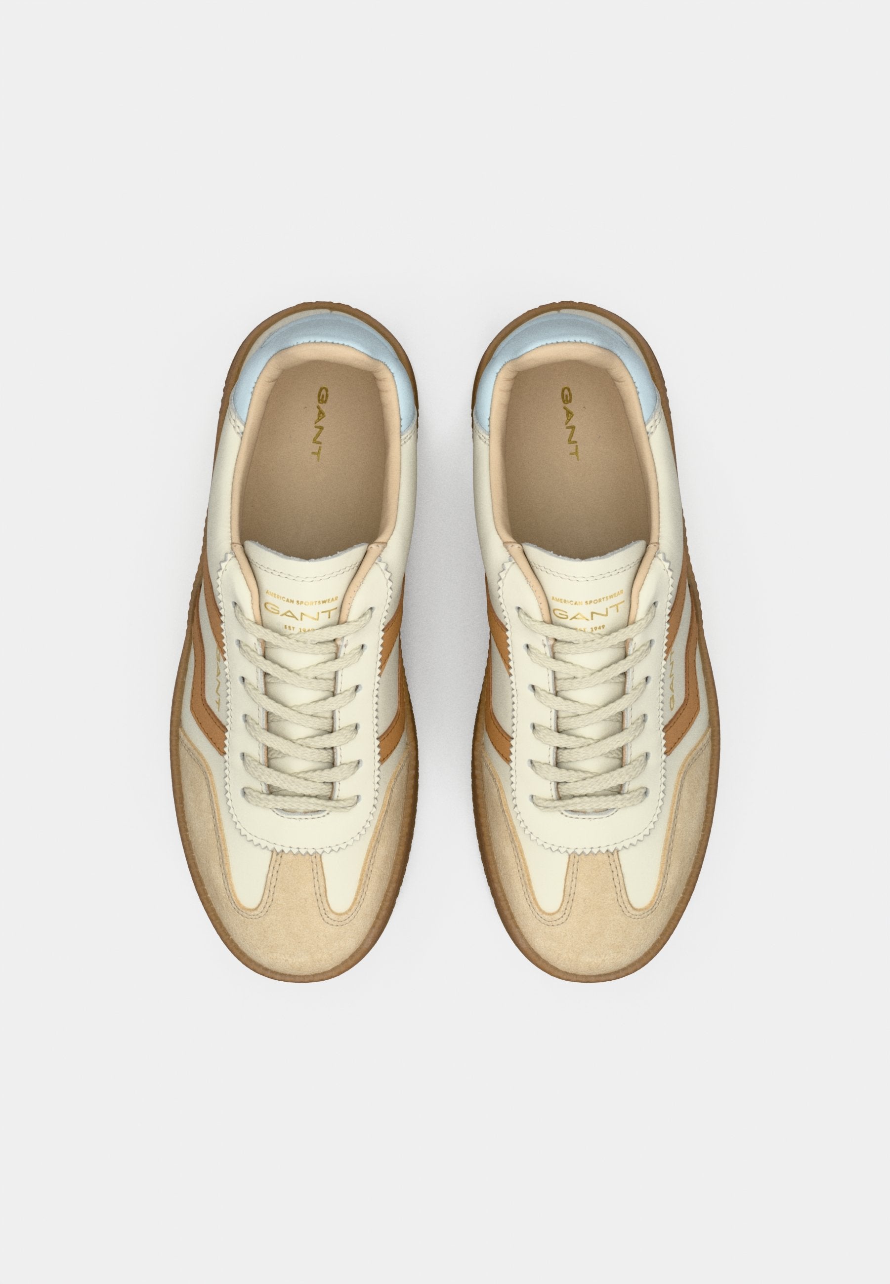 CUZMANI - Trainers - off white/light blue