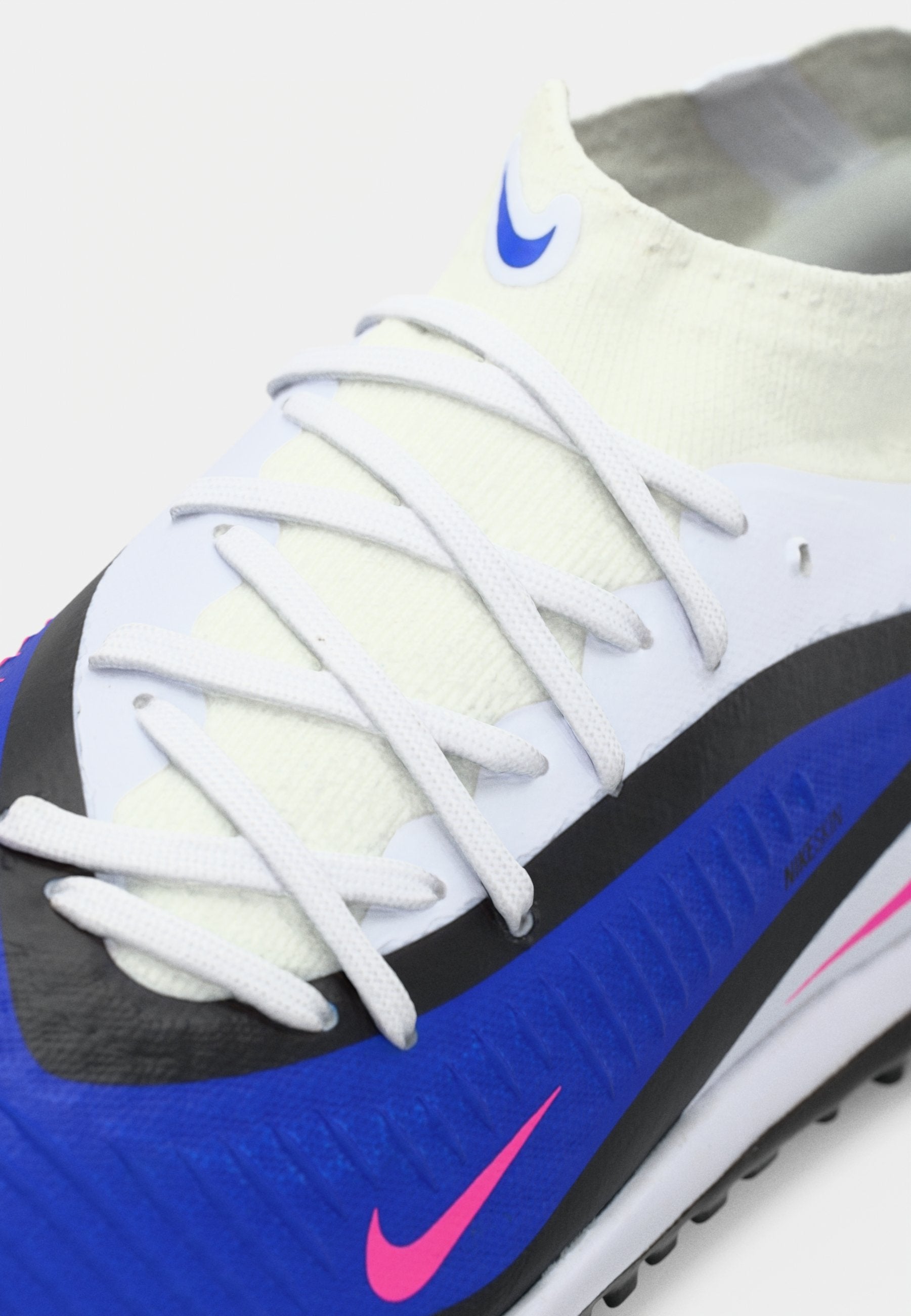 PHANTOM 6 HIGH ACADEMY TF - Turf football boots - racer blue/pink blast/white