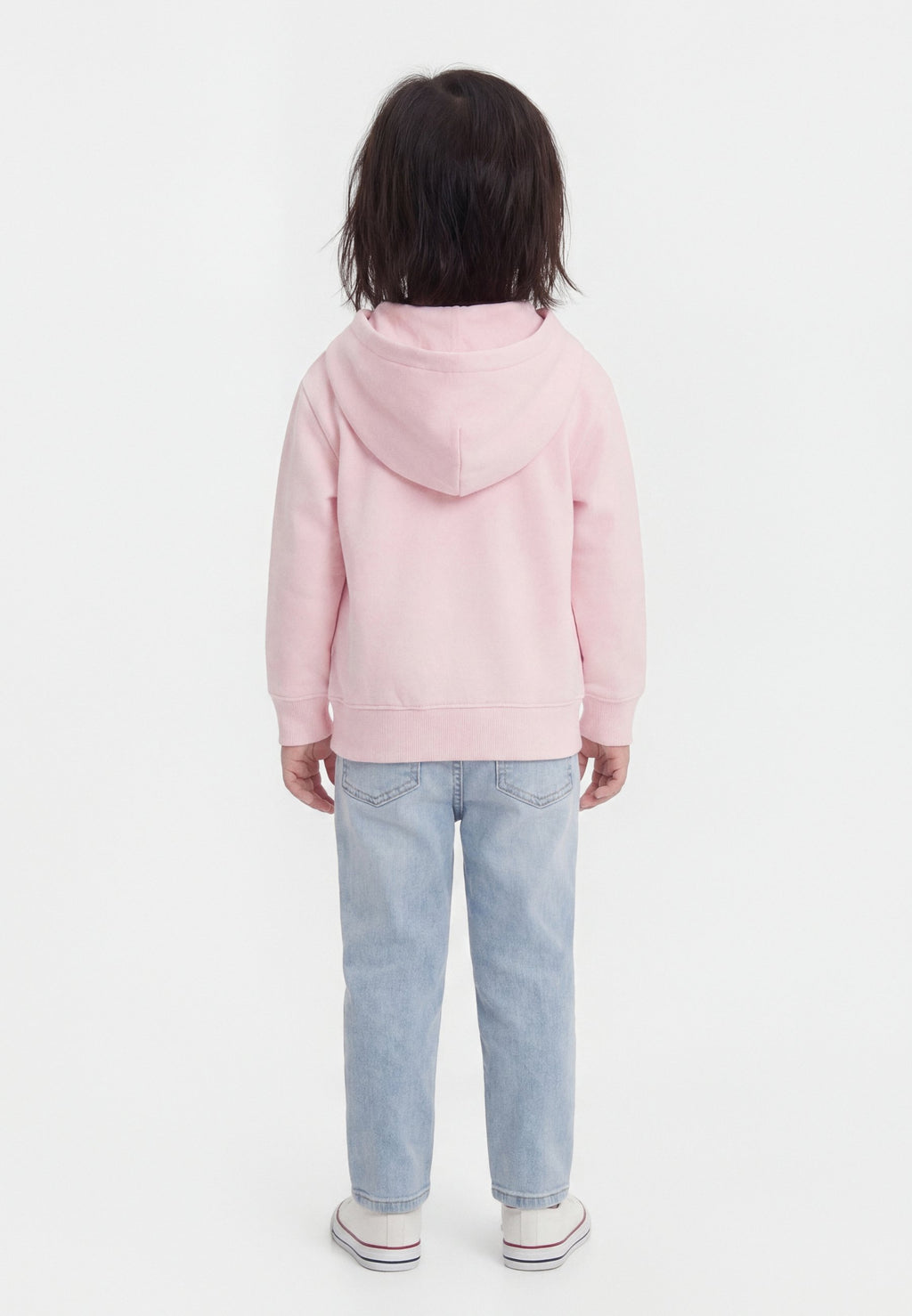 LOGO - Zip-up sweatshirt - misty rose