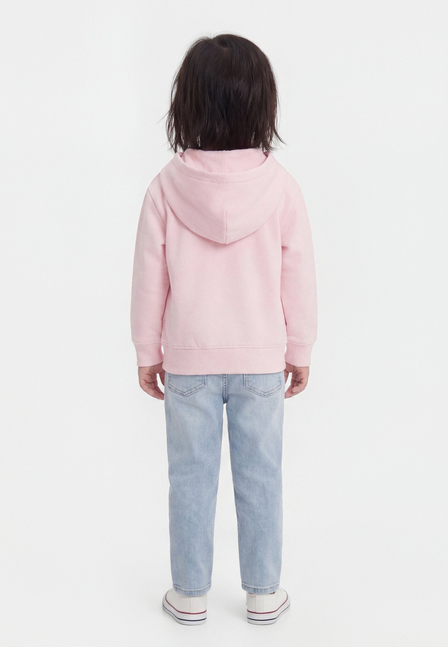 LOGO - Zip-up sweatshirt - misty rose