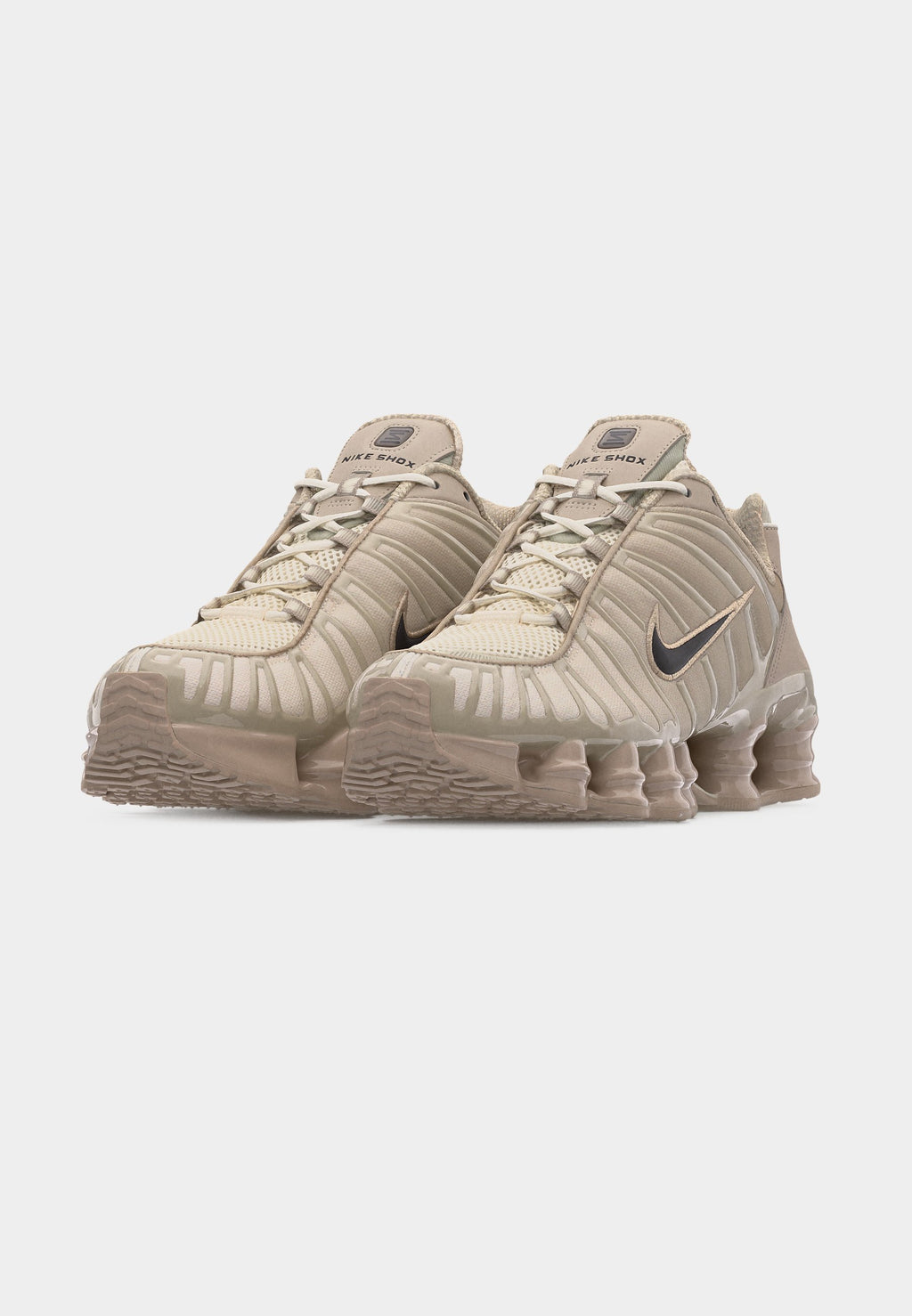 SHOX TL - Baskets - crème/noir/voile/kaki désert