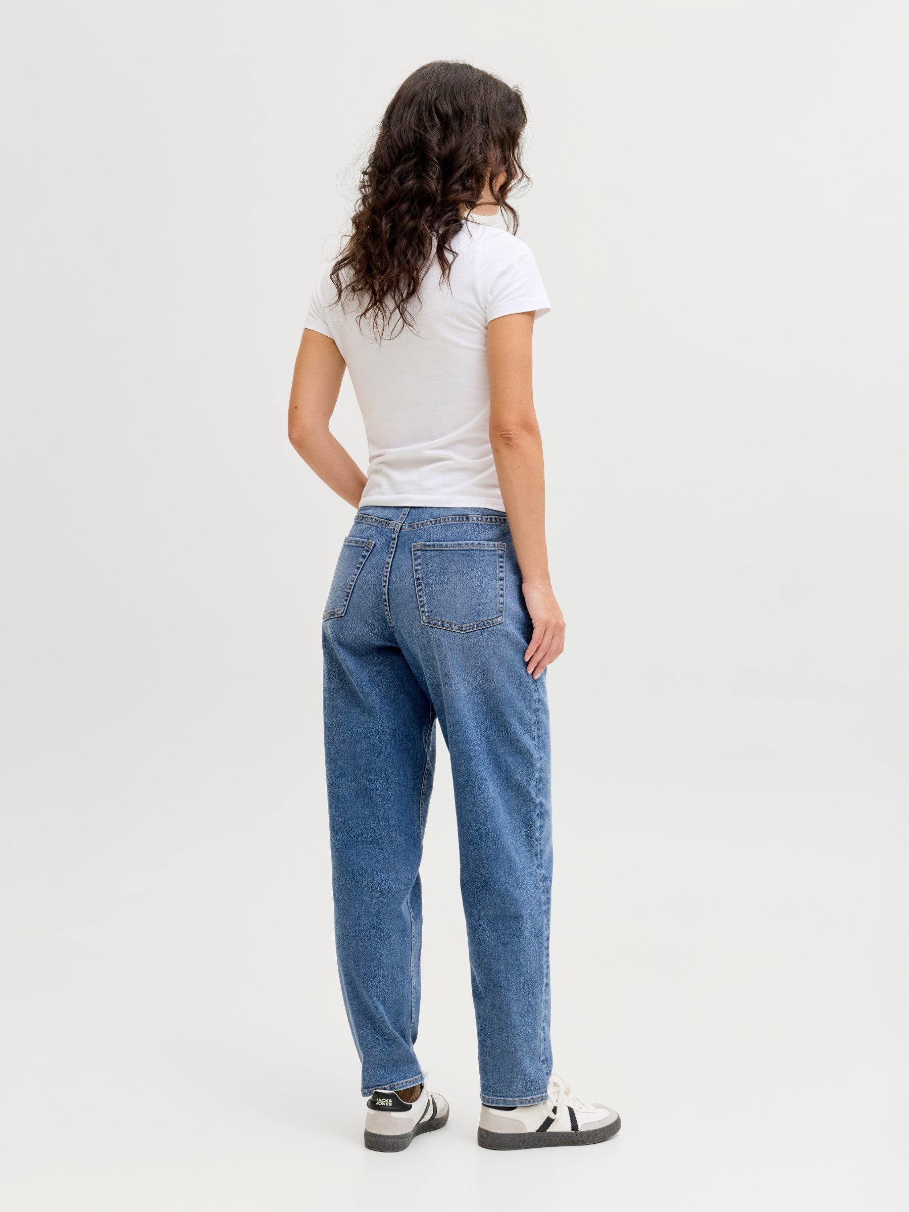Mom fit JXLISBON HW C4115 JEANS DNM NOOS - Jeans Tapered Fit - medium blue denim