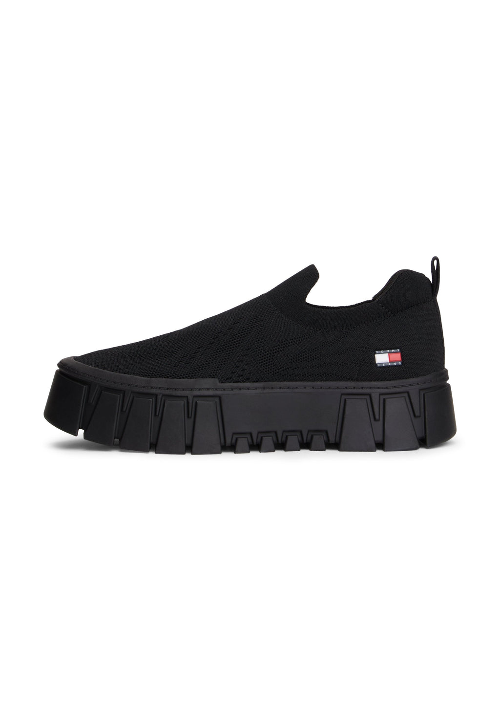 CHUNKY CLEAT KNIT TRAINERS - أحذية رياضية - أسود