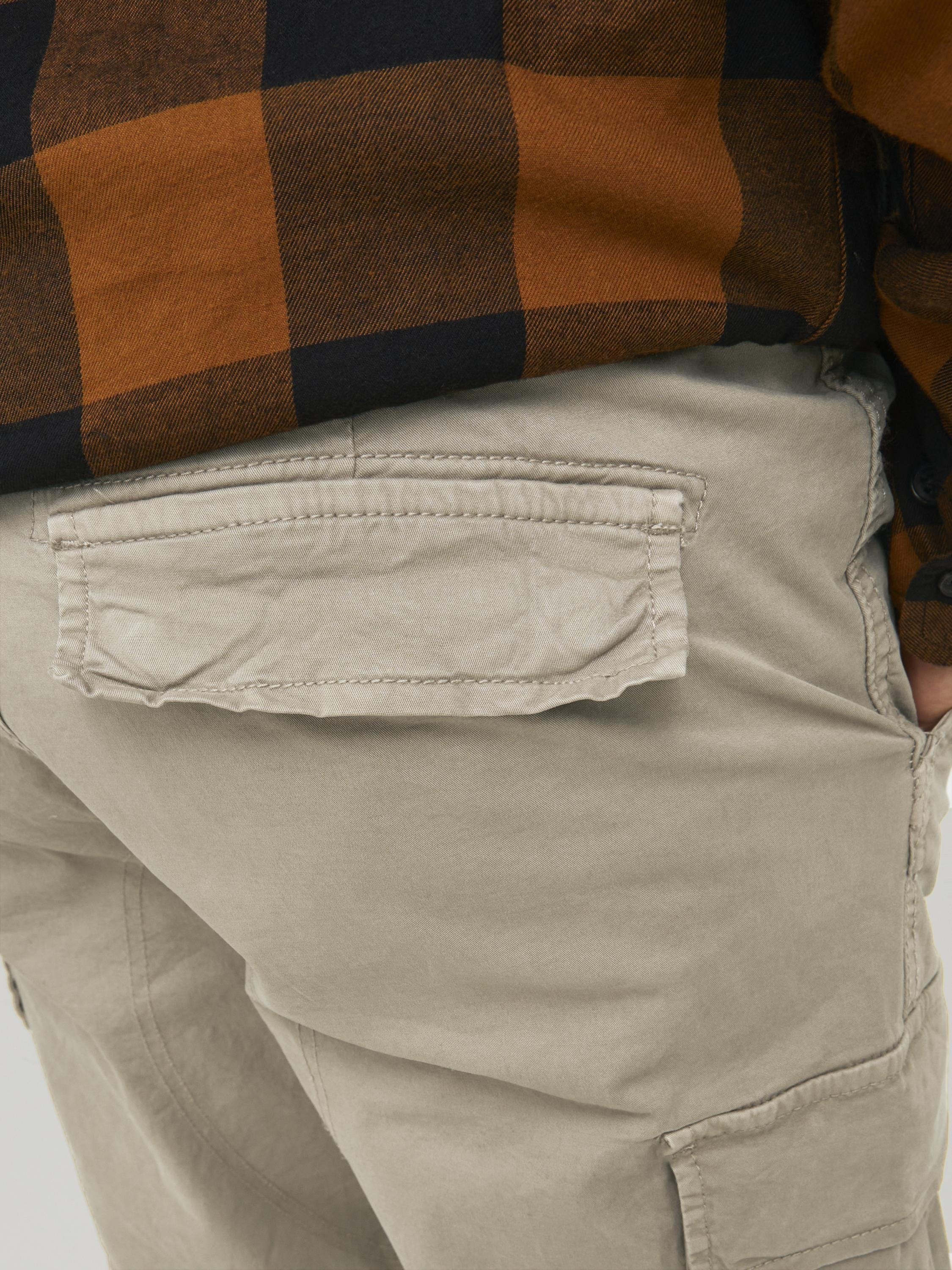 JPSTACE JJTUCKER AMA TAPERED FIT - Pantalon cargo - Marron