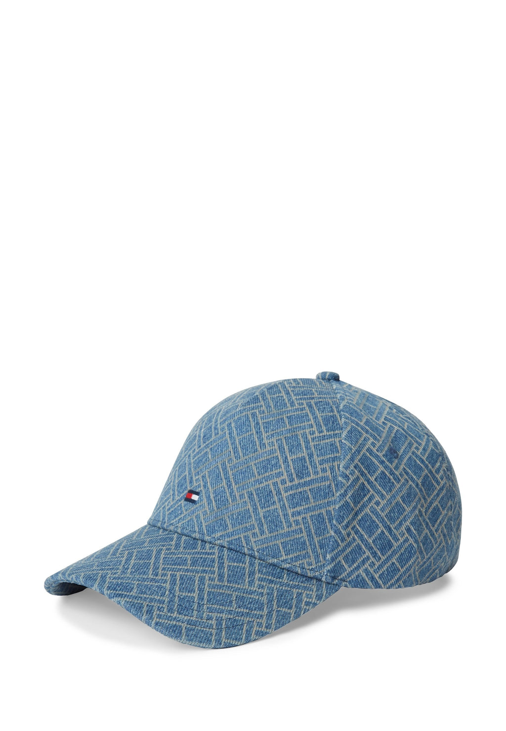 HILFIGER FLAG DENIM BASEBALL CAP - Cap - blue