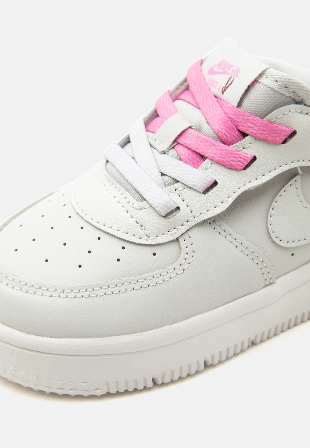 FORCE 1 UNISEX - Baby shoes - light bone/playful pink/fauna brown