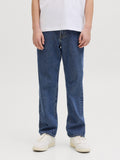 JJICHRIS JJORIGINAL - Straight leg jeans - blue denim