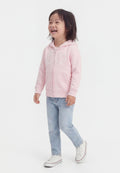 LOGO - Zip-up sweatshirt - misty rose
