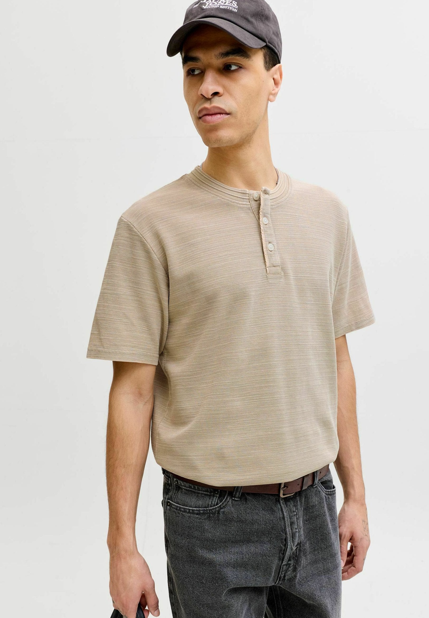 Plain - Basic T-shirt - humus