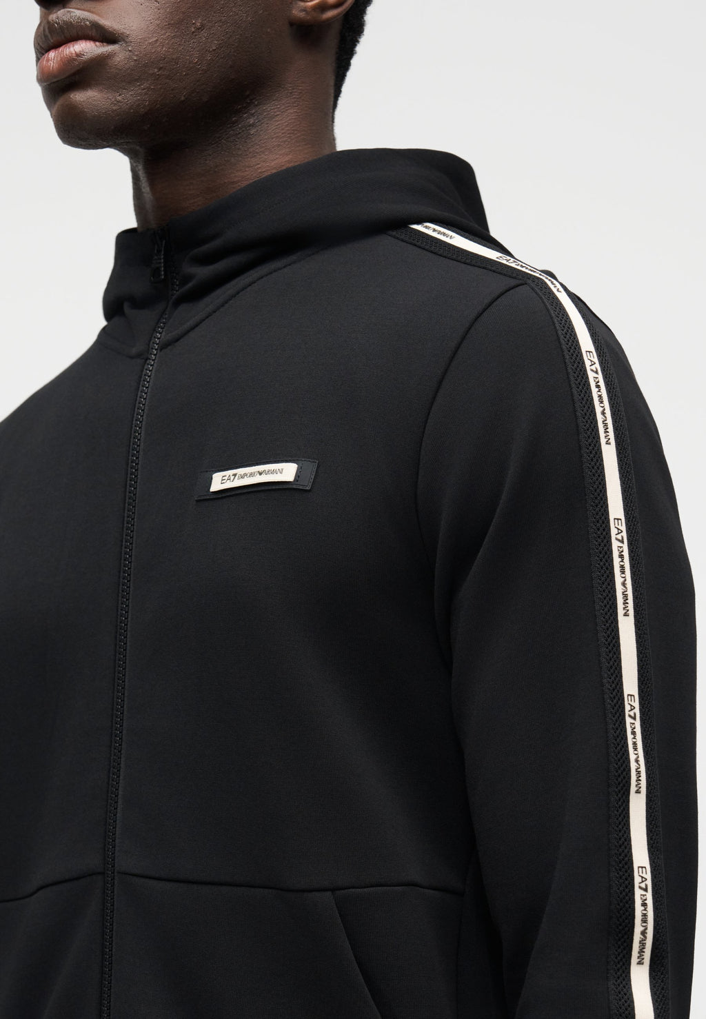 TRAIN LOGO SERIES MAN HOODIE TAPE UNISEX - Hoodie - black