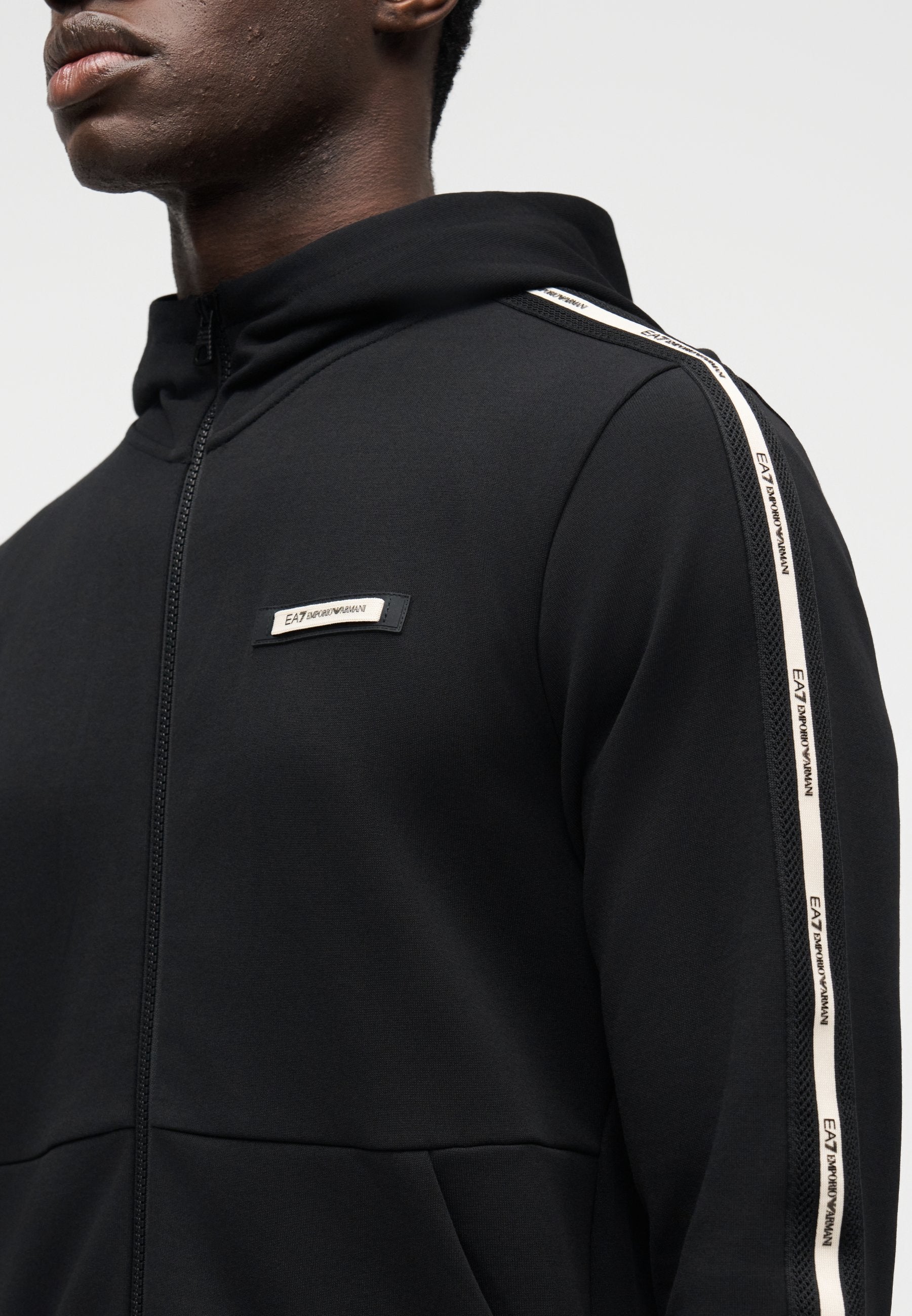 TRAIN LOGO SERIES MAN HOODIE TAPE UNISEX - Hoodie - black