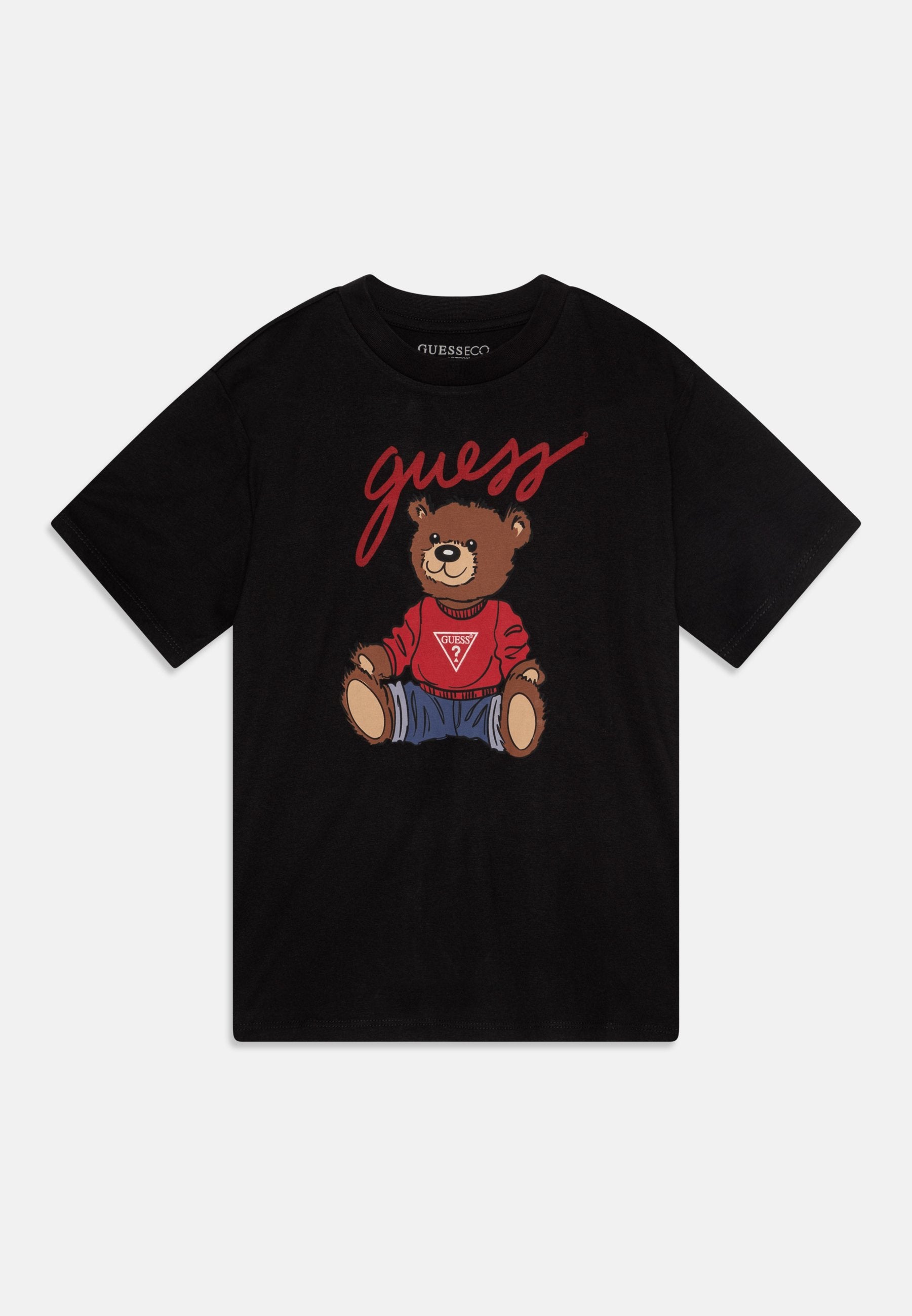 JUNIOR BEAR UNISEX - Print T-shirt - jet black a996