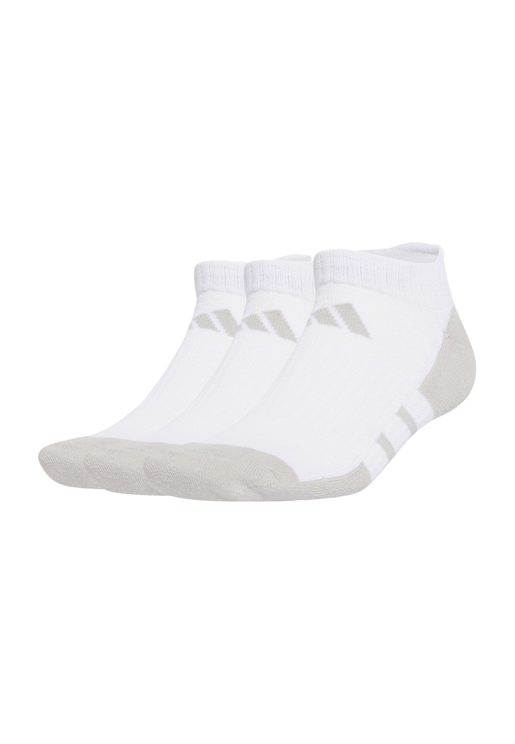 ESSENTIALS CLIMACOOL LOW CUT 3 PAIR PACK - Sports socks - white/grey two