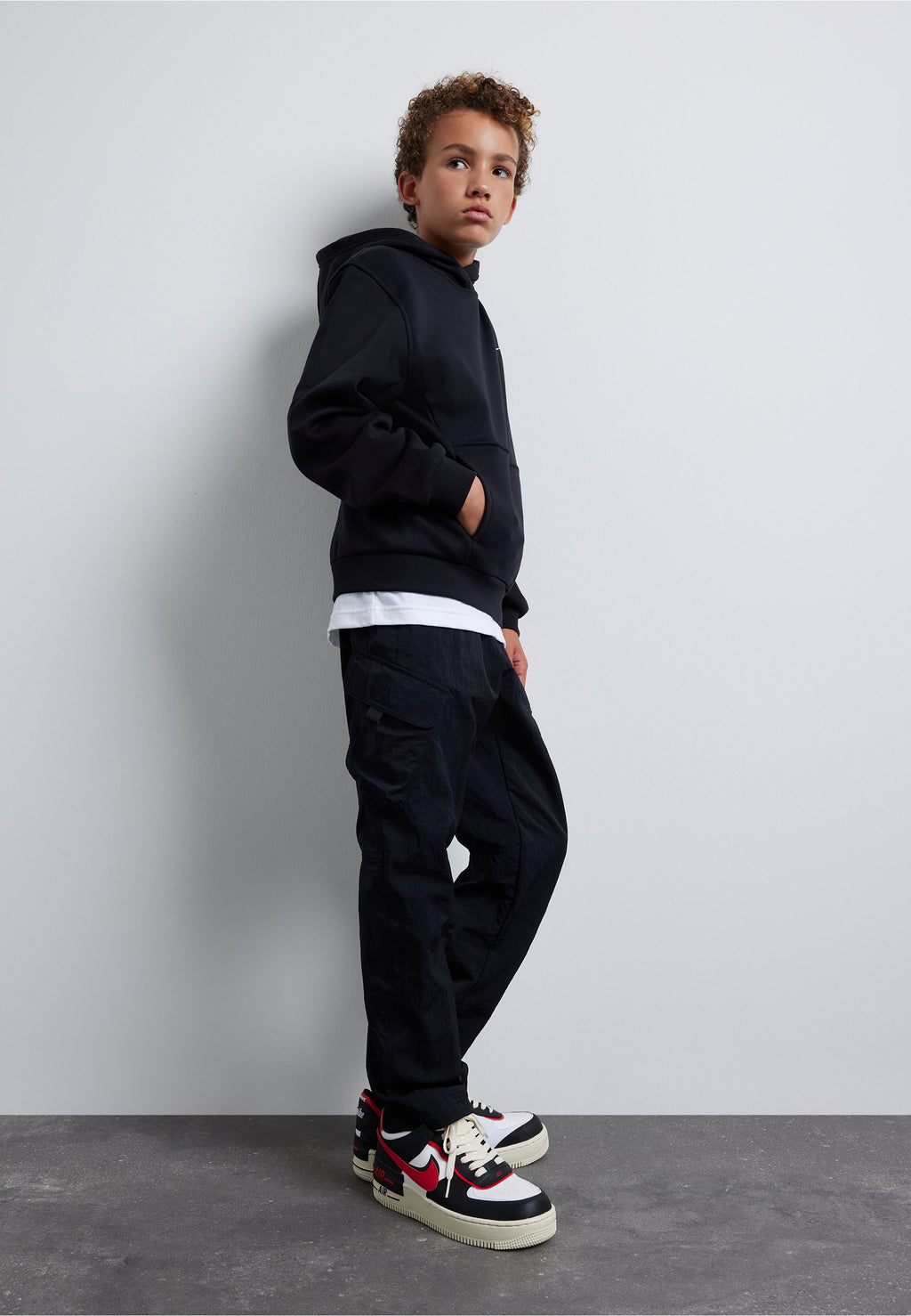 CLUB UNISEX - Hoodie - black/white
