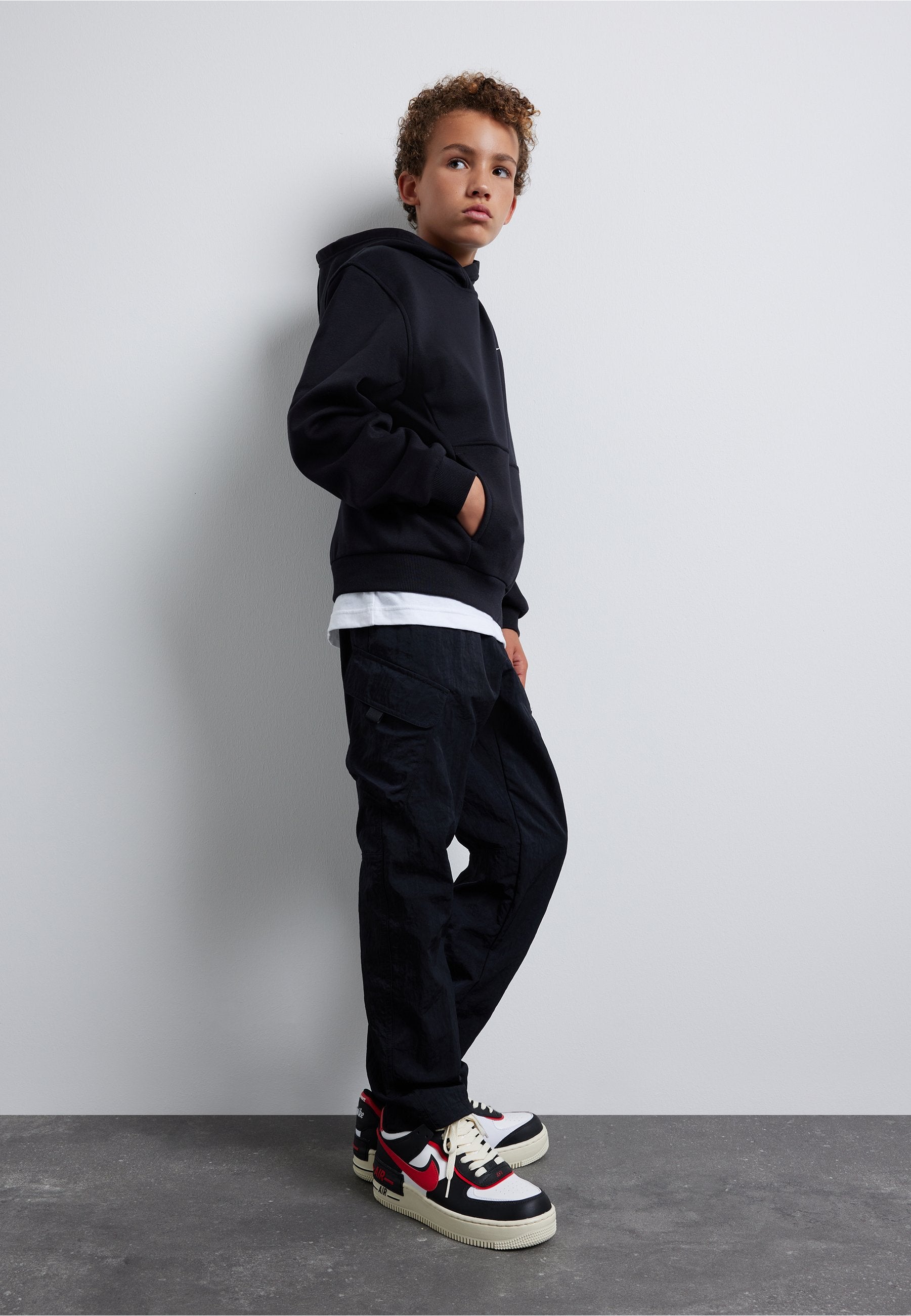 CLUB UNISEX - Hoodie - black/white
