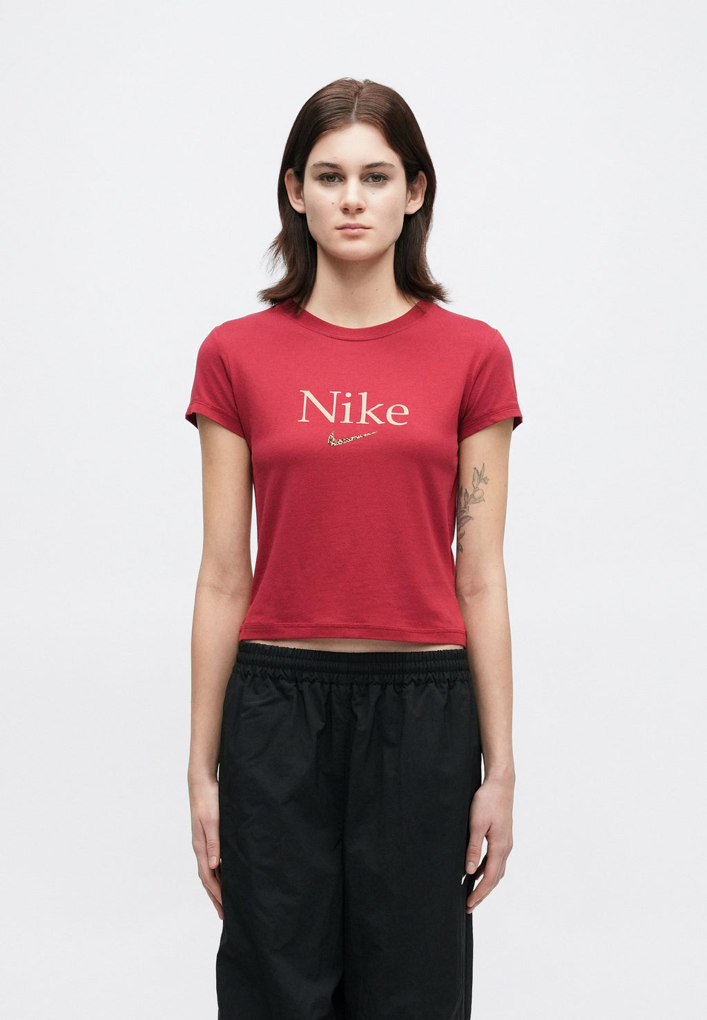 Print T-shirt - team crimson