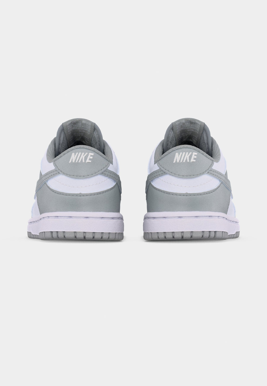 DUNK UNISEX - Trainers - white/light smoke grey
