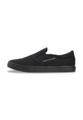 CANVAS SLIP-ON TRAINERS - Trainers - black
