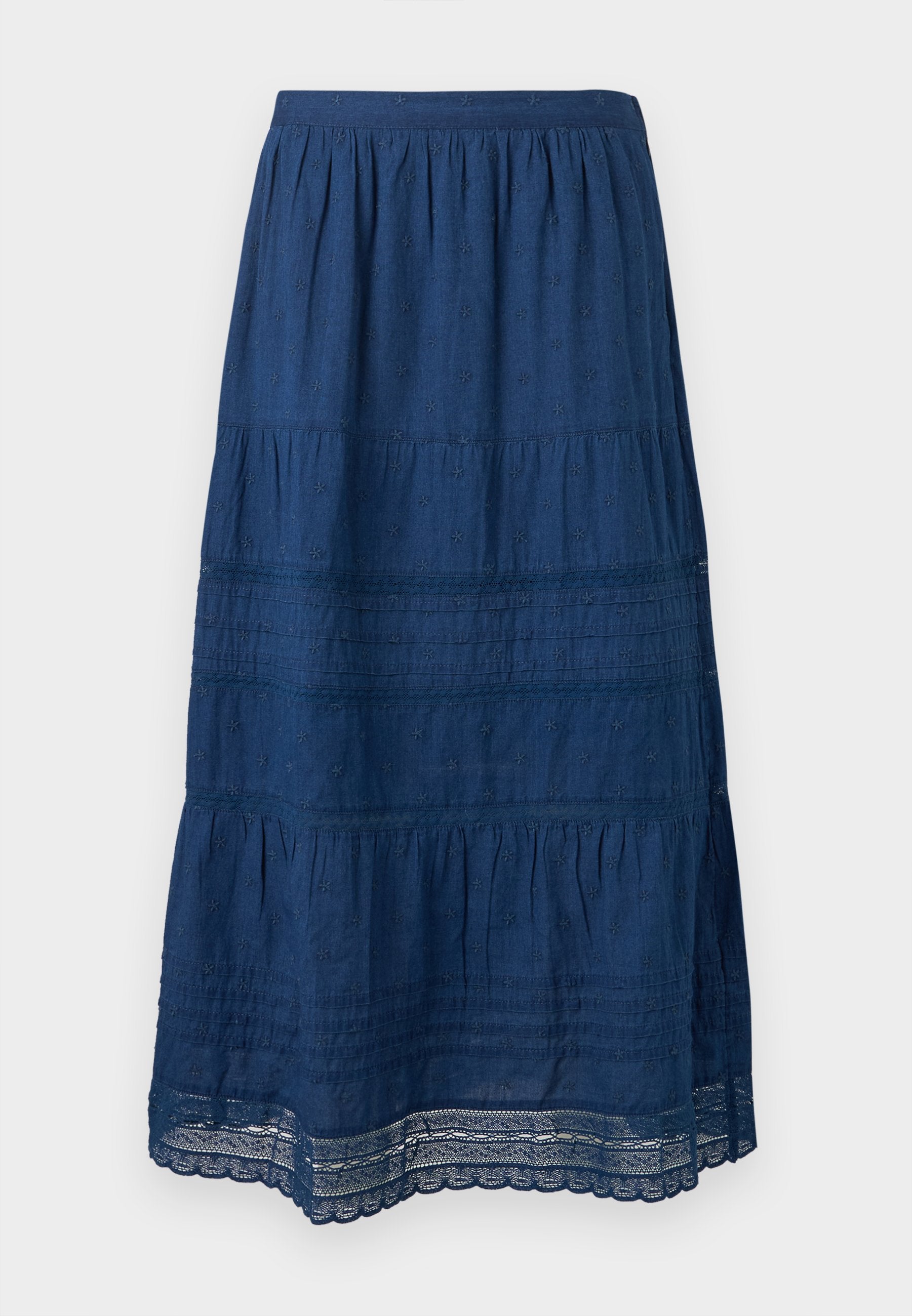 INSERT  - Maxi skirt - medium indigo