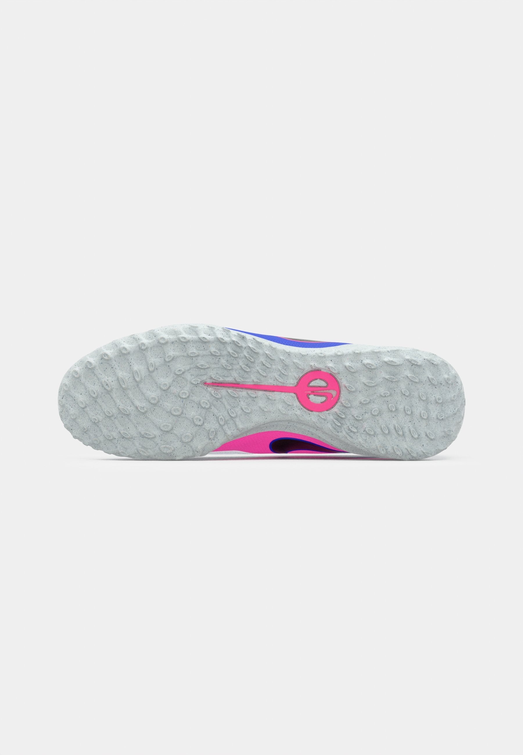 TIEMPO MAESTRO CLUB TF UNISEX - أحذية كرة قدم عشب - أبيض/أسود/أزرق متسابق/انفجار وردي