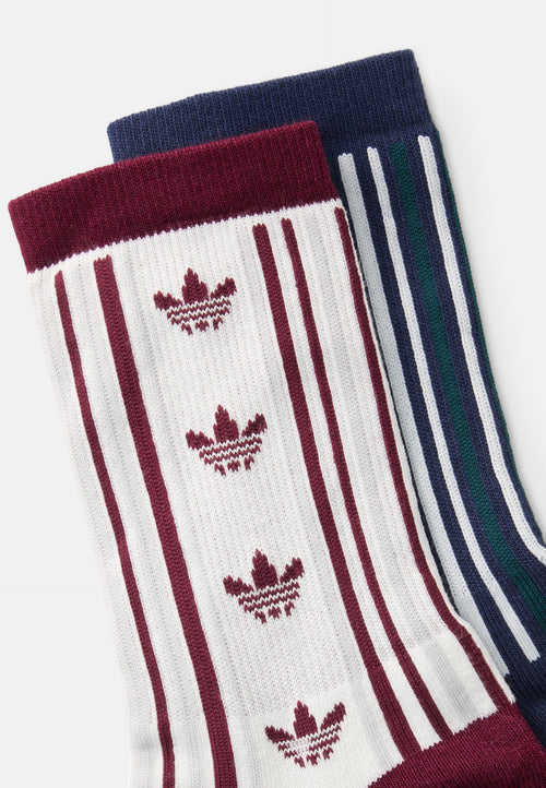 2 PACK - Socks - night indigo/burgundy/off white