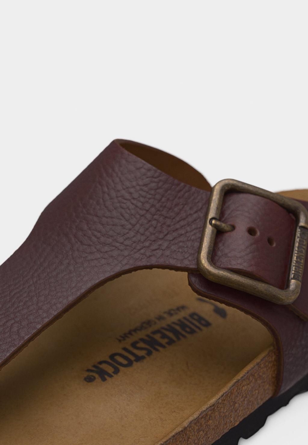 RAMSES NARROW - T-bar sandals - roast