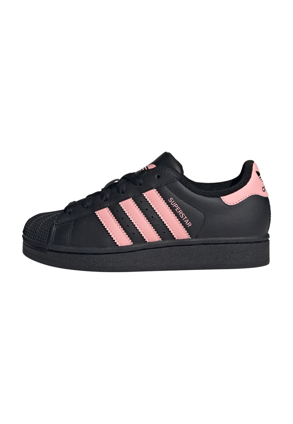 SUPERSTAR II UNISEX - Baskets - noir/rose fluo/noir