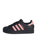 SUPERSTAR II UNISEX - Baskets - noir/rose fluo/noir