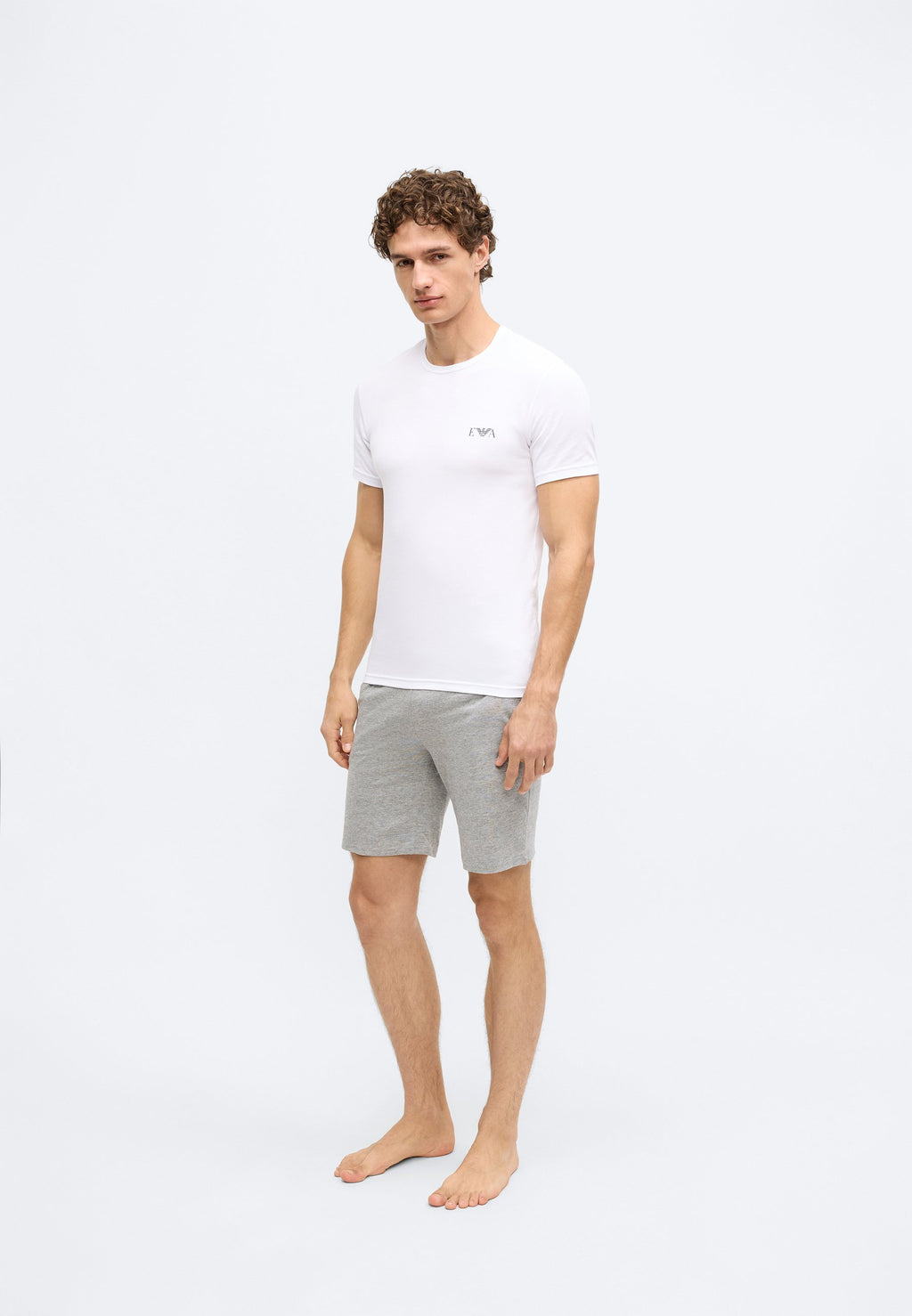 BOLD MONOGRAM PARTE ALTA CREW NECK 2 PACK - Undershirt - white/blue