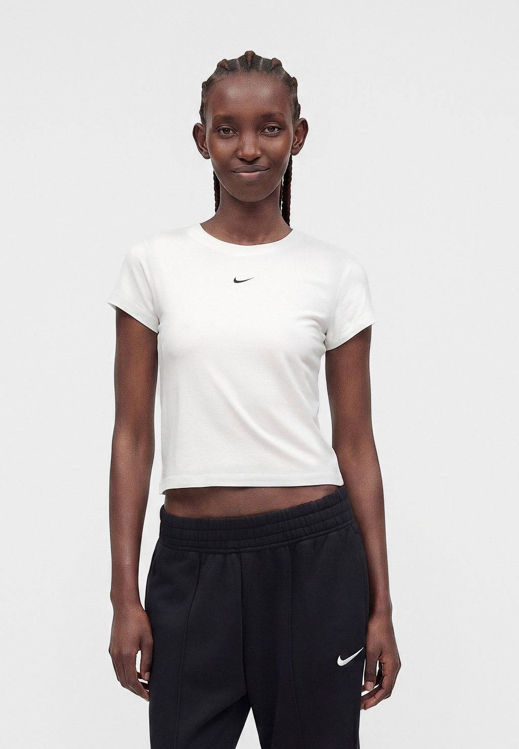 Basic T-shirt - white/black