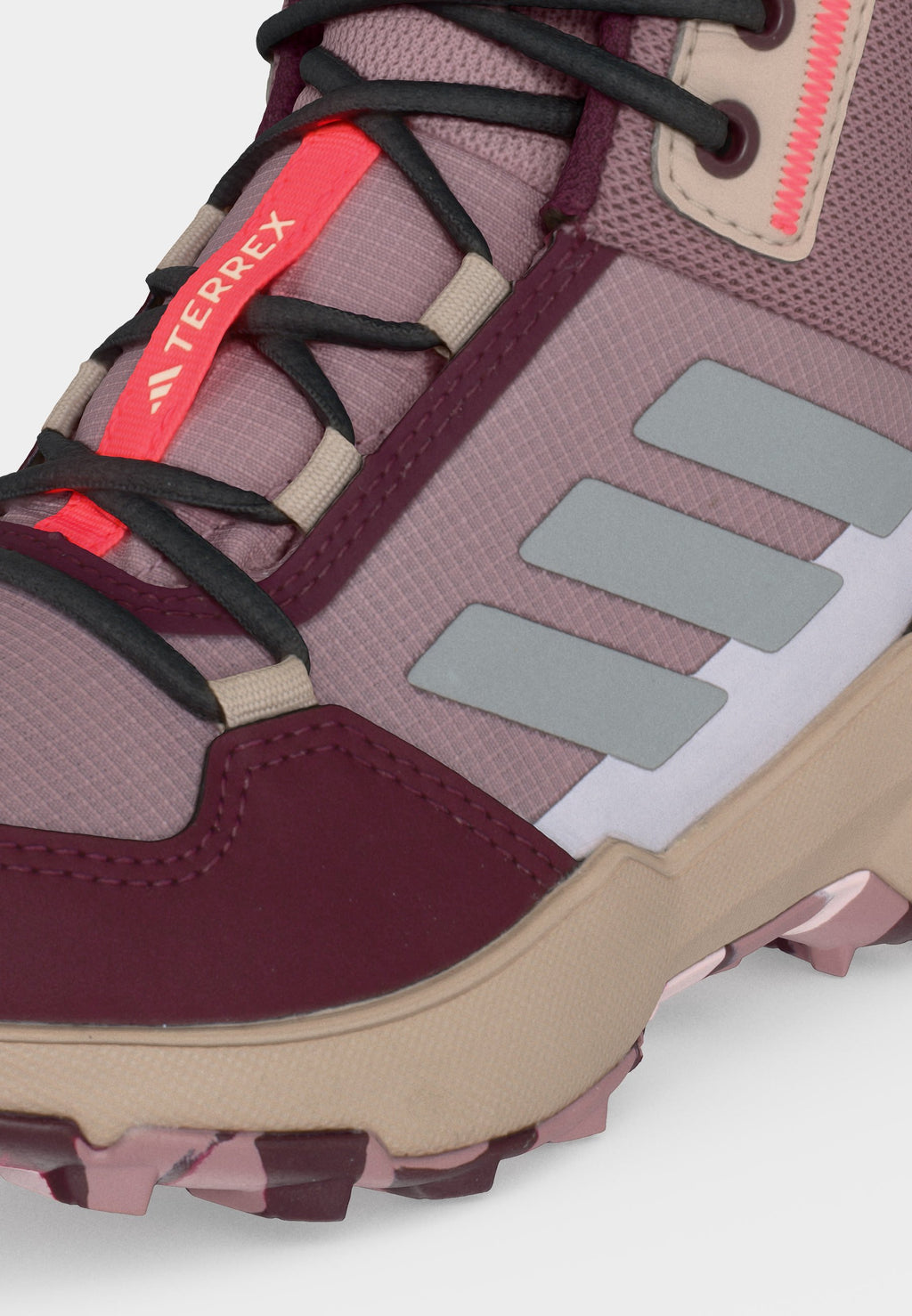 AX4R MID UNISEX - Hiking shoes - magic mauve/reflective silver-coloured/maroon