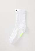 RUN UNISEX - Sports socks - white/volt/black