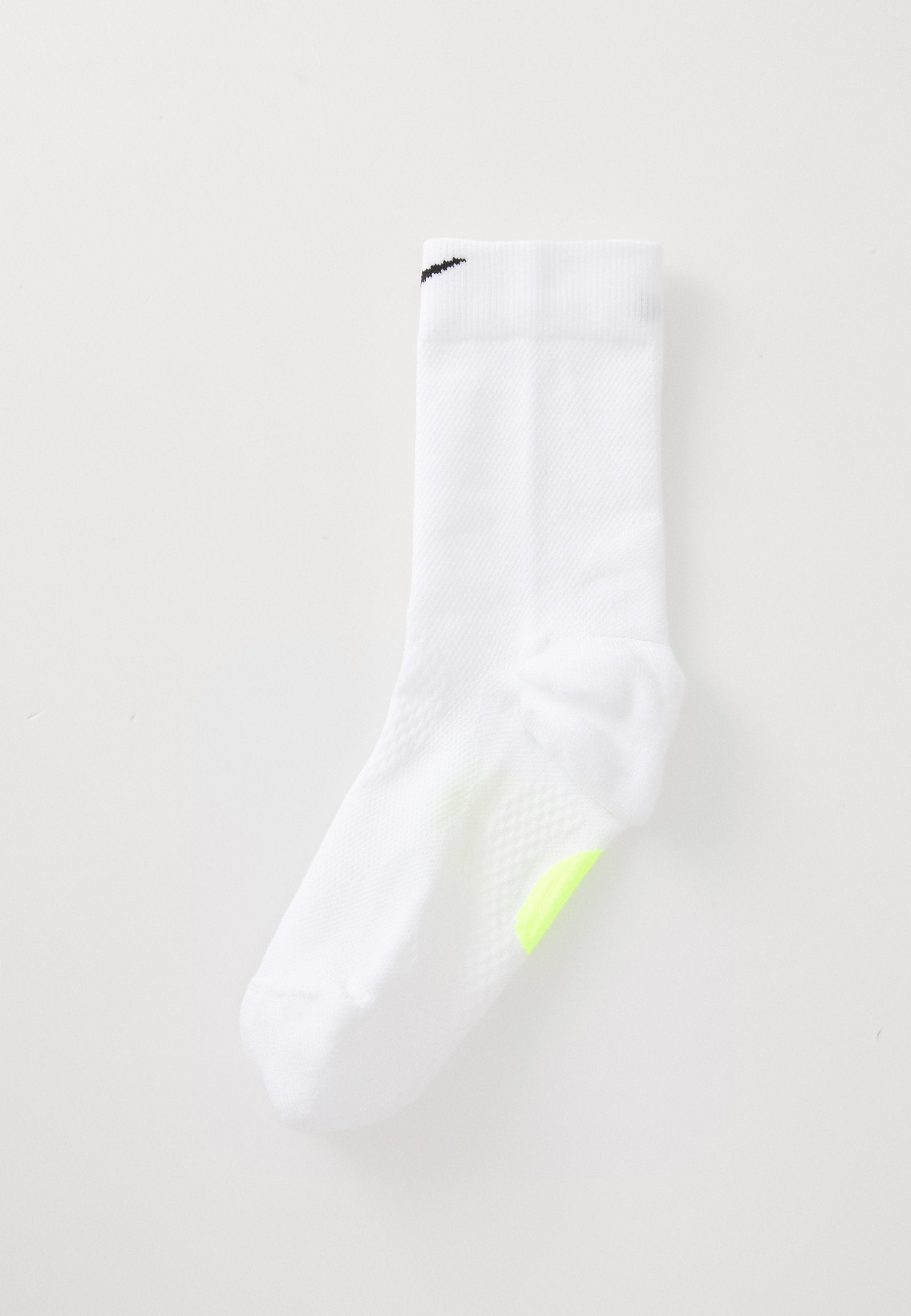 RUN UNISEX - Sports socks - white/volt/black