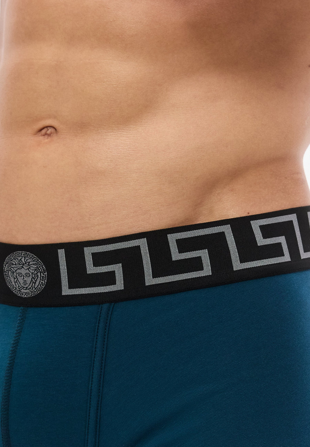 UNDERPANTS LOW RISE TRUNK - Trunks - petrol blue/nero/silver-coloured