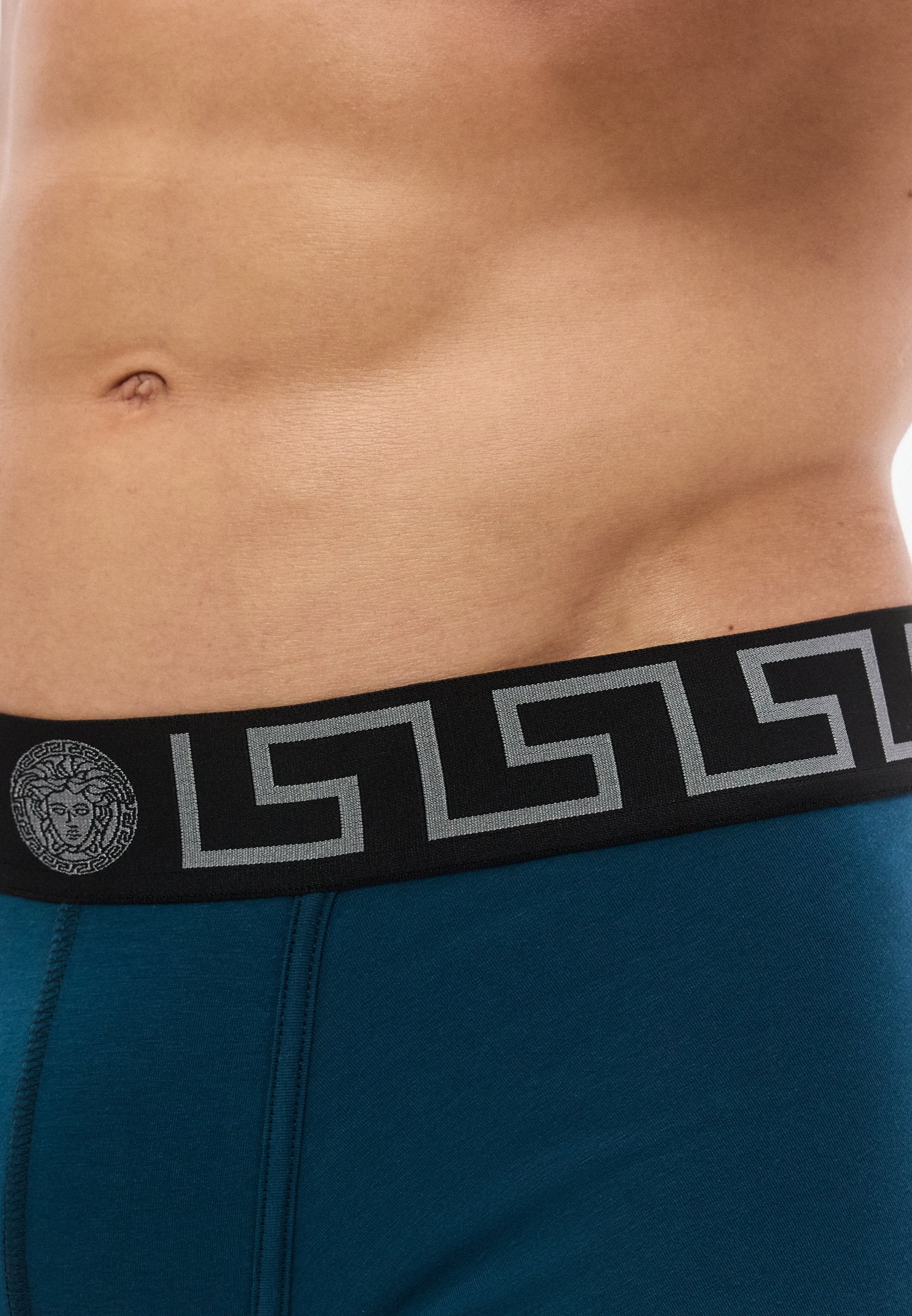 UNDERPANTS LOW RISE TRUNK - Trunks - petrol blue/nero/silver-coloured